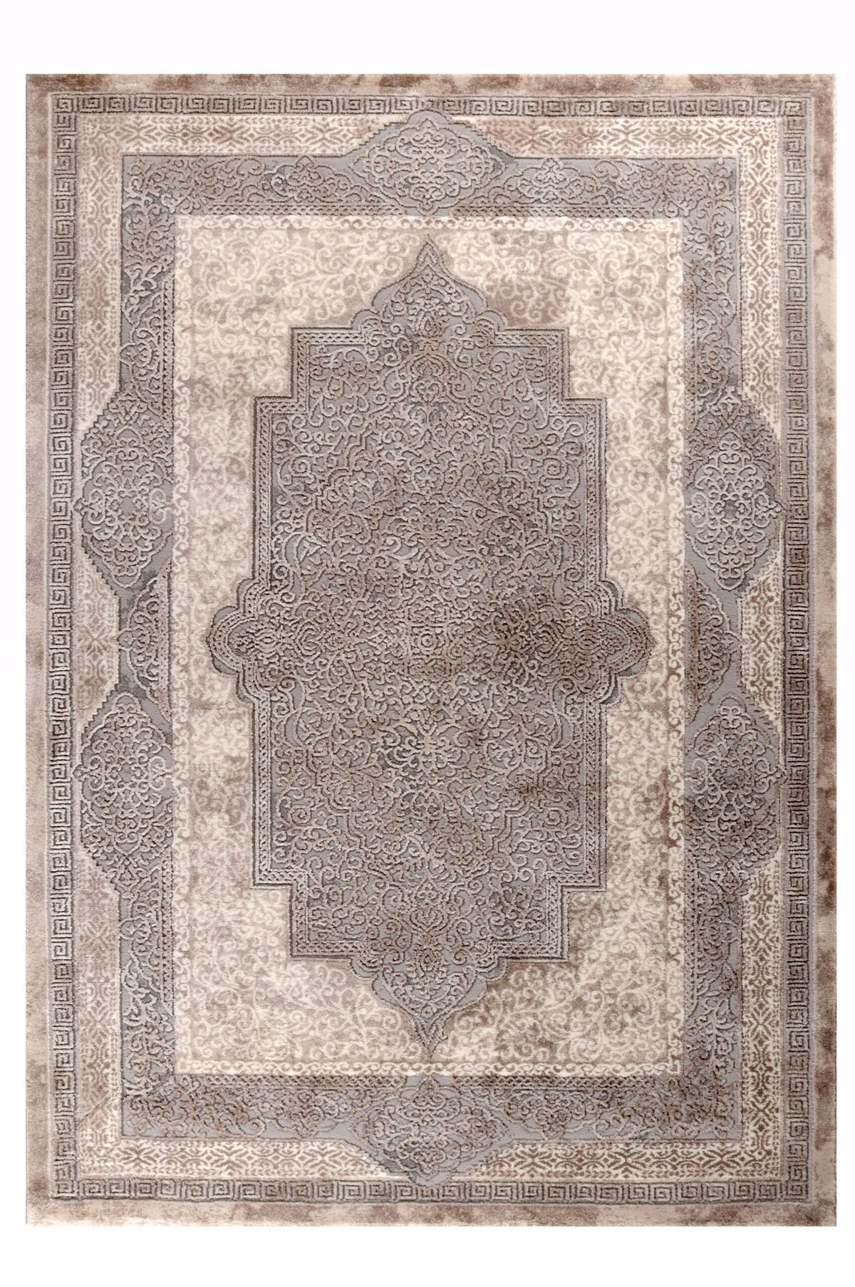 Tzikas Carpets Xali ''ELEMENTS'' Bez/Kafe/Ggri/Xruso 200x290cm 33079-975